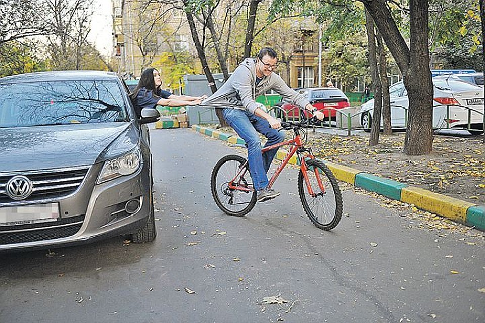Как гаишники научились лишать прав за обгон велосипеда фото